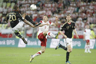 Gdansk. Stadion pilkarski PGE Arena. Mecz towarzyski...