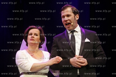 Gdansk. Scena Kontakt. Wystep Kabaretu Hrabi. Nz Joanna...