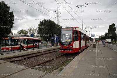 Gdansk Letnica. Przebudowa torowiska przy ul. Marynarki...