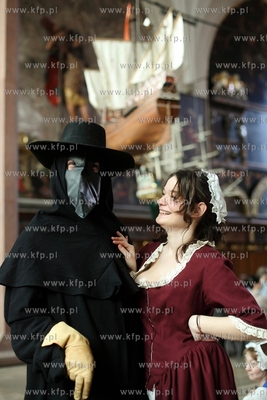 Gdańsk. Dwór Artusa. Zaraza 1709. Muzeum Historyczne...