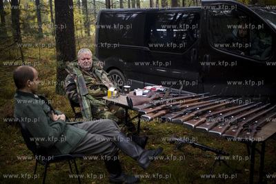 Lasy piaśnickie koło WejherowaPlan zdjęciowy filmu...