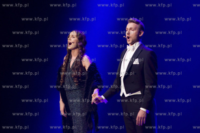 Włoska noc. Gala Sylwestrowo-noworoczna. Nz. Ewa Prus,...