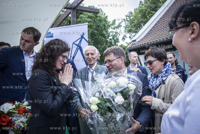Gdańsk Orunia. Spotkanie prezydent Gdańska Aleksandry...