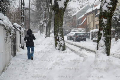 Intensywne opady śniegu w Gdańsku. 13.03.2026 fot....