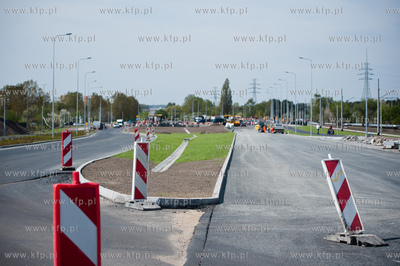 Gdansk. Budowa ulic i torowisk na ul Hallera i Uczniowskiej,...