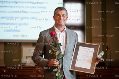 Gdansk. Sala obrad Rady Miasta Nowego Ratusza. Gala...