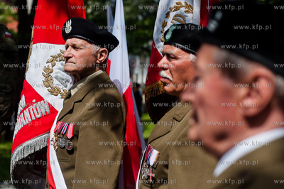 Gdansk. Pomnik Pamieci Polakow mieszkających na Wolyniu....