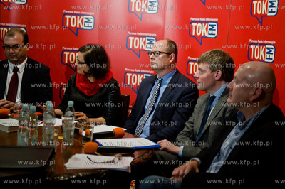 Gdansk. Ratusz Staromiejski. Debata kandydatow na Prezydenta...