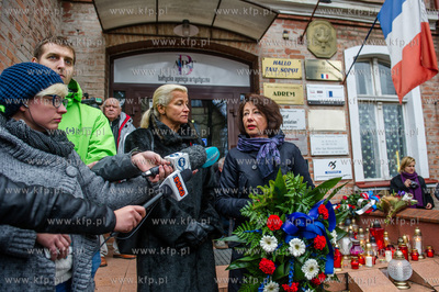 Sopot. Konsul Honorowy Francji Monika Tarnowska, przedstawiciele...