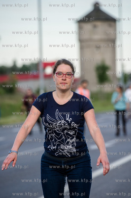 Gdansk. Droga Zielona. Night Skating Trojmiasto 2016...