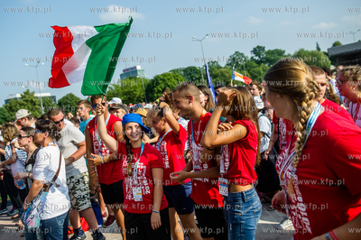 Gdańsk. Plac Zebrań Ludowych. Światowe Dni Młodzieży...