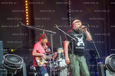 Gdańsk. Plac Zebrań Ludowych. Festiwal Kolorów Nocy...