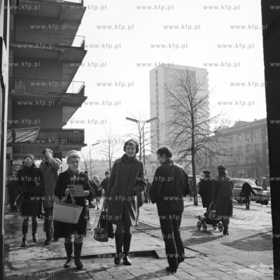 Aleja Grunwaldzka w Gdańsku Wrzeszczu. 
03.1970
0002587z_marzec1970
Fot....