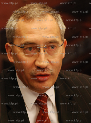 Konferencja prasowa przedstawicieli Zarzadu Stoczni...