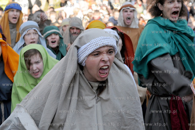 W scenerii Kaszubskiej Golgoty zostala odegrana Inscenizacja...