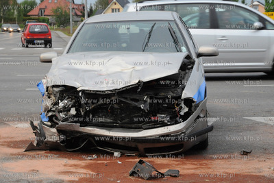 Wypadek na drodze krajowej nr 6 na granicy Rumi i Redy....