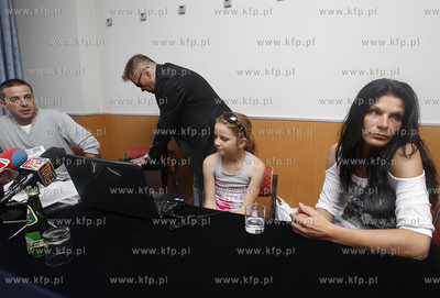 Konferencja prasowa detektywa Krzysztofa Rutkowskiego...