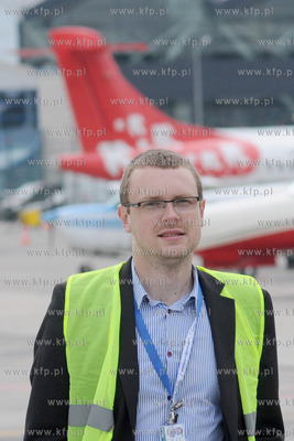 Michal Tusk, pracownik Portu Lotniczego w Gdansku.
04.06.2012...