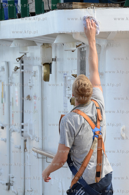 Dzien na Darze Mlodziezy ze studentami Akademii Morskiej...