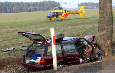 Tragiczny wypadek na drodze krajowej 22 miedzy Czluchowem...