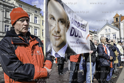 Tczew. Spotkanie kandydata PiS na prezydenta RP, Andrzeja...