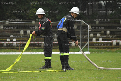 Powiatowe Zawody Sportowo - Pożarnicze na stadionie...