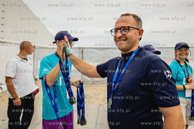 Enea IRONMAN Gdynia 2023. Na zdjęciu wiceprezydent...