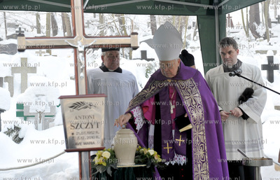 Gdansk - Srebrzysko. Pogrzeb Antoniego Szczyta. Nz....