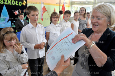 Zakonczenie roku szkolnego w Szkole Podstawowej nr...