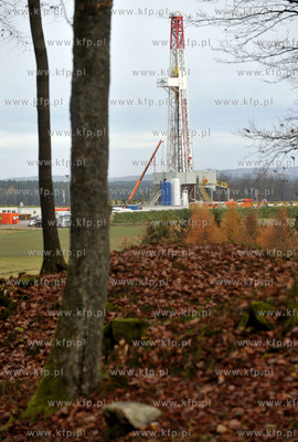 Lewino, gmina Linia. Odwiert poszukiwawczy zloz gazu...
