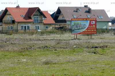 Gdansk Karczemki, widok od strony ul. Kartuskiej  w...