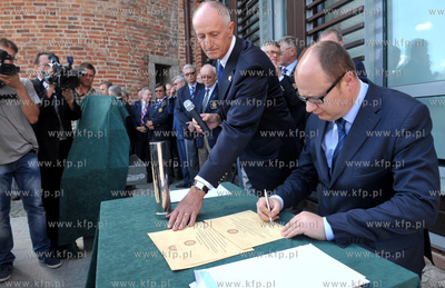 Odsloniecie makiety Zurawia Gdanskiego w ramach projektu...