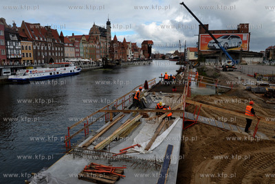 Gdansk. Przebudowa szlaku wodnego na Motlawie. Przedsiewziecie...
