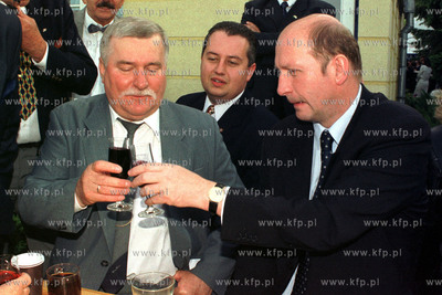 Imieniny Lecha Walesy. Toast z marszlakiem Maciejem...