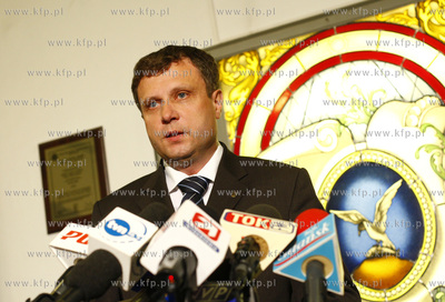 Sopot. Urzad miejski. Konferencja prasowa prezydenta...