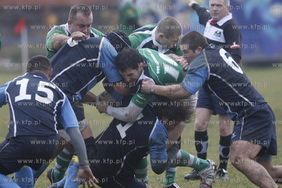 Sopot. Ekstraliga  rugby. Ogniwo Sopot vs. Lechia Gdansk.
06.11.2010
fot....