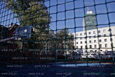 Uroczyste otwarcie boisk do koszykowki i pilki noznej...