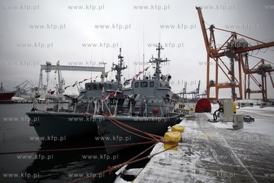Gdynia Oksywie. Port Wojenny. Uroczystosc objecia przez...