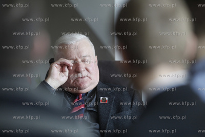 Biuro Lecha Walesy w Zielonej Bramie w Gdansku. Spotkanie...