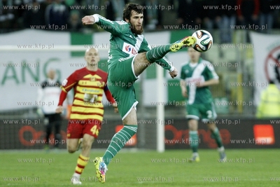 PGE Arena. Cwiercfinal Pucharu Polski w pilce noznej....