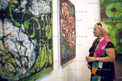Galeria ZPAP w Gdańsku. Otwarcie wystawy Heleny Sadłek...