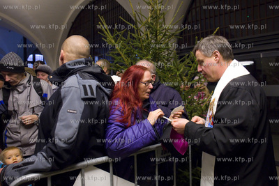 Gdańsk. Wigilia dla samotnych i potrzebujących. Nz....