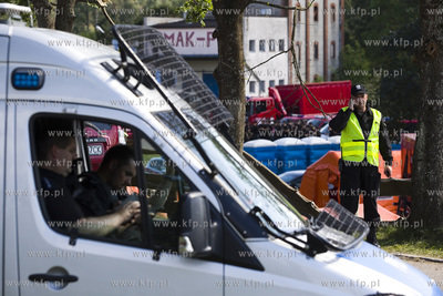 Rytel koło Chojnic. Centrum dowodzenia akcją pomocy...