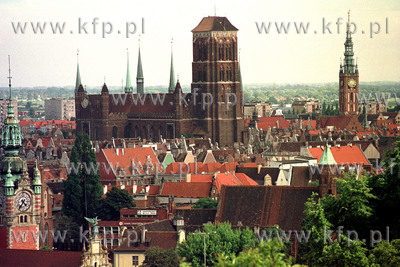 Gdansk - widok z Grodziska maj 2000 fot. Lukasz Glowala...