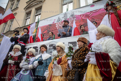 Gdańsk. Parada z okazji Narodowego Święta Niepodległości....