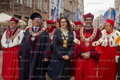 Studenci, nauczyciele akademiccy, władze pomorskich...
