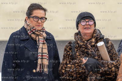 Gdansk. Morena. Odsłonięcie tablicy upamiętniającej...