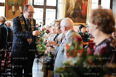 Jubileusz pozycia malzenskiego par 50 plus w Ratuszu...