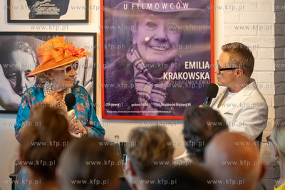 Sopot. U Filmowców. Spotkanie z aktorką  Emilią...