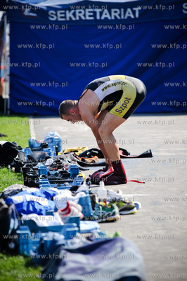 Gdynia. Bulwar nadmorski. Mistrzostwa Polski w Aquatlonie,...